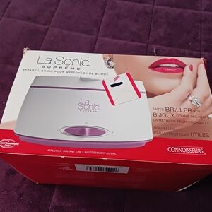 Supreme White and Pink Jewelry Ultrasonic Cleaner